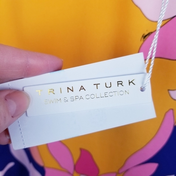 Trina Turk Breeze Swim Tunic Dress Cover-Up NWT size XL - Picture 10 of 14